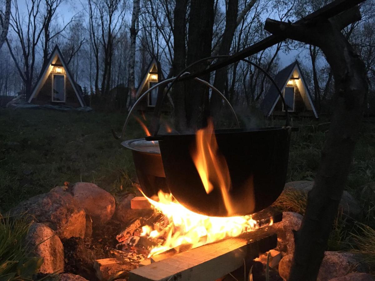 Vigio Brasta Camping Hotel Elektrenai Bagian luar foto